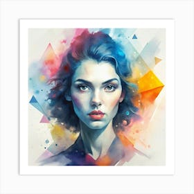 Portrait Of A Woman Art Print