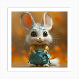 Cute Little Bunny Art Print