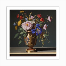 Flowers In A Vase 1 Art Print