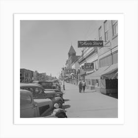 Bozeman, Montana, Main Street By Russell Lee Art Print