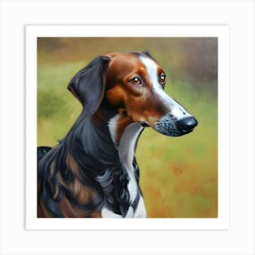 Wolfhound Canine Art Print