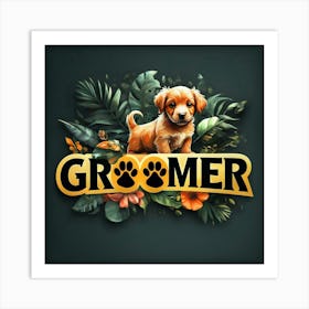 Groomer Logo Art Print