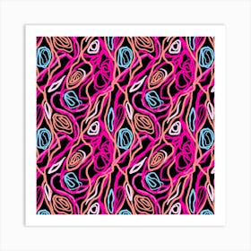 Abstract Swirls Art Print