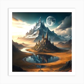 Fantasy Landscape Art Print