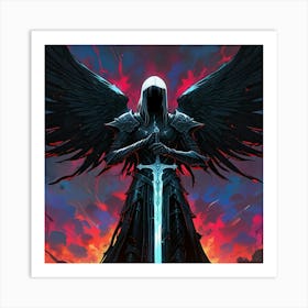 Angel Of Death 2 Art Print