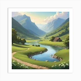 Cabin of Calm Art Print