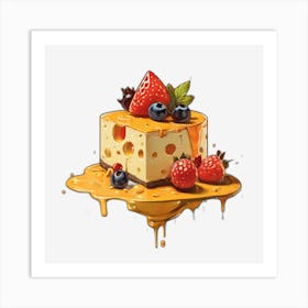 Cheesecake Art Print