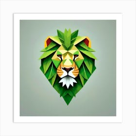 Lion Head 4 Art Print