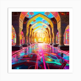 Iran Islamic Architecture Art Print