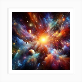 Nebula Art Print