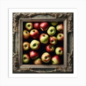 Apples In A Frame 1 Art Print