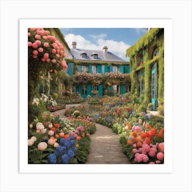 Garden Path 1 Art Print