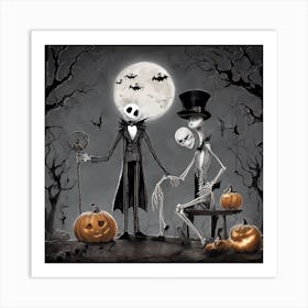 Nightmare Before Christmas 4 Art Print