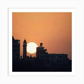 Sunset In Jerusalem Art Print