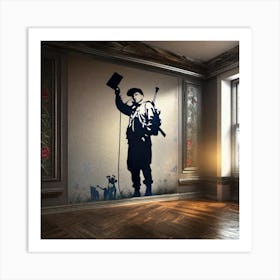 Banksy similar art 1 Art Print