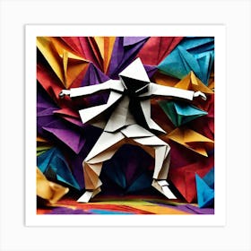 Origami Dancer 142 Art Print