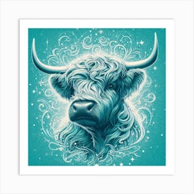 Highland Cow 7 Art Print