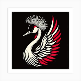 Korean Crane Art Print