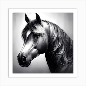 Creative Horse Beauty Illustration Nr 128 Art Print