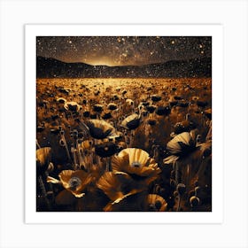 Field Of Poppies 1 Art Print