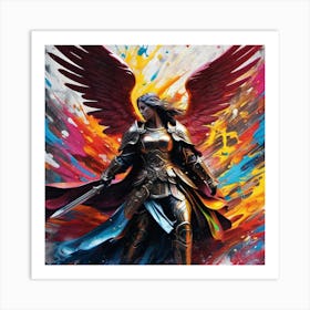 Angel Warrior 1 Art Print