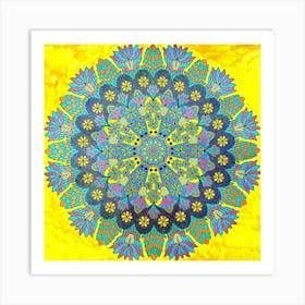 Mandala Festive Art Print