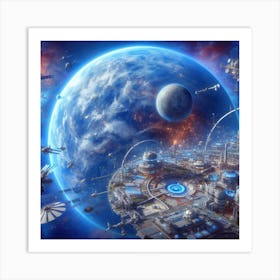 Space City 22 Art Print