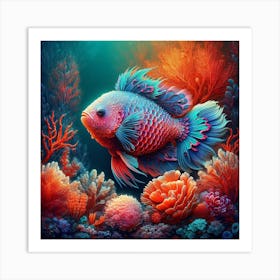 Fish4 Art Print