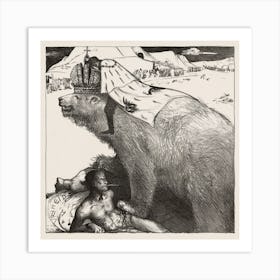Tsar Nicholas Ii Of Russia On The Russian Bear (1899), Richard Roland Holst Art Print