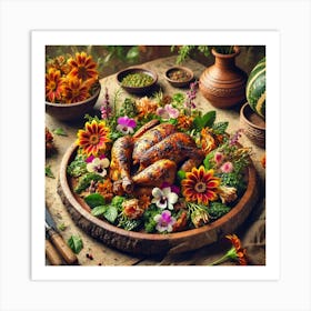 A Beautifully Plated Dish Called Sacred Hearth Roa Art Print