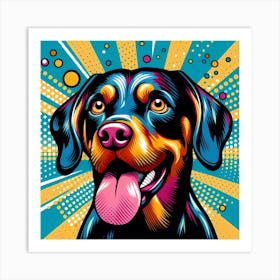 Pop Dog 3 Art Print