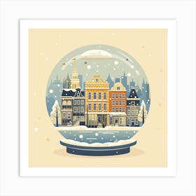 Amsterdam Netherlands 1 Snowglobe Art Print