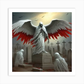 Angel Of Death 9 Art Print