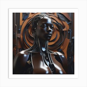 Cyborg Woman 78 Art Print