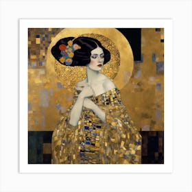 Gustav Klimt "Portrait of Adele Bloch-Bauer I," 1 Art Print