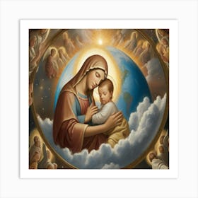 Jesus And Child Art Print