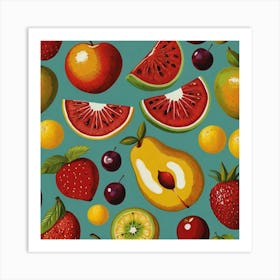 Fruit Art Print