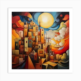 Cityscape 12 Art Print