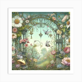 Fairy Garden 8 Art Print