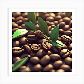 Coffee Beans 86 Art Print