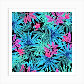 Leaves Picture Tropical Plant 1 Art Print