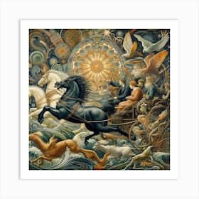 Chariot Of The Gods Art Print