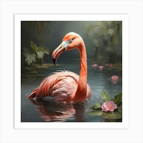 Flamingo Art Print