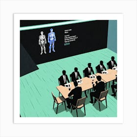 Meeting Of The Minds 1 Art Print