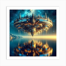 Spaceship 19 Art Print