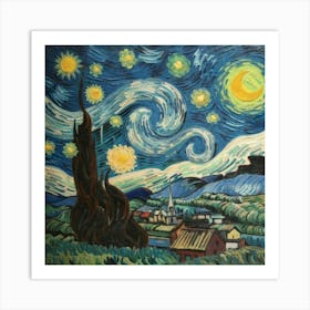 Starry Night Art Print