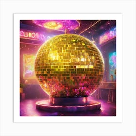 Disco Ball 31 Art Print