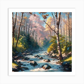 Spring Stream Art Print