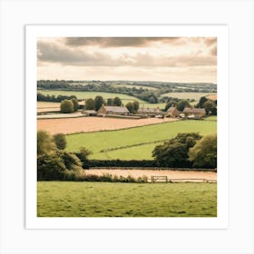 Cotswold Countryside 3 Art Print