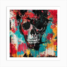 Skull Painting 21 Art Print